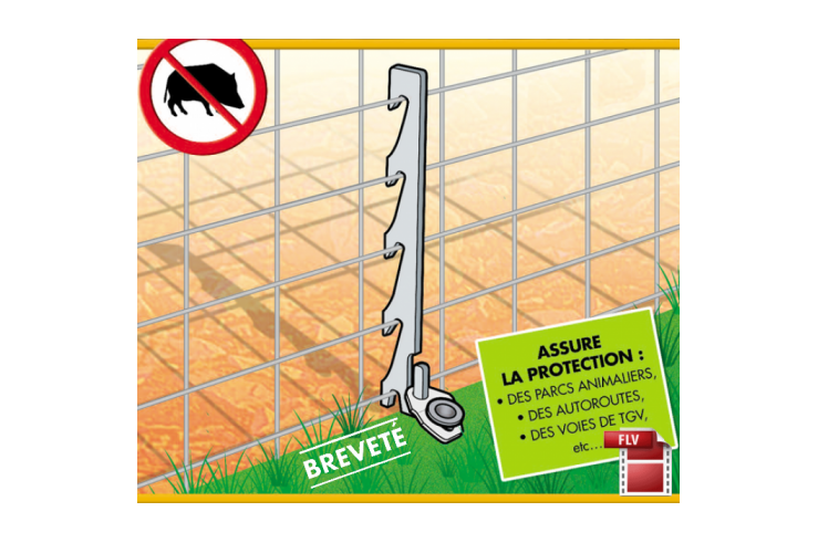 Attache grillage contre les... Attache grillage contre les...