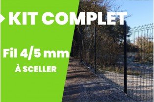 Kit de clôture rigide à...