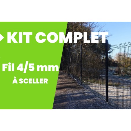 Kit de clôture rigide à...