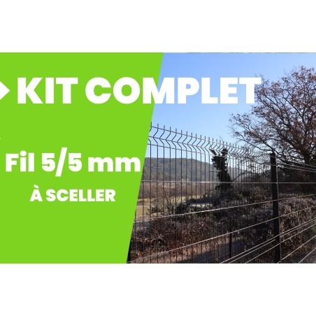 Kit de clôture rigide à...