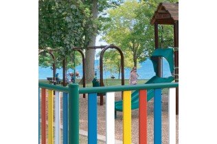 Poteau de clôture aire de jeux