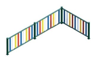 Poteau de clôture aire de jeux