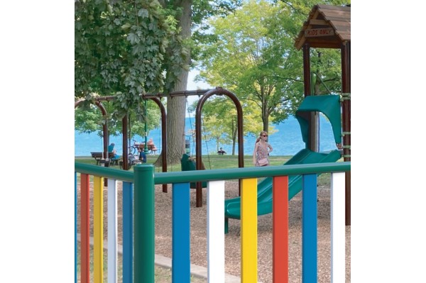 barrière et portail aire de jeux