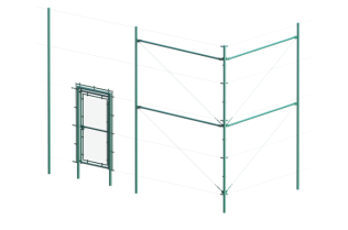 Structure pour terrain de...