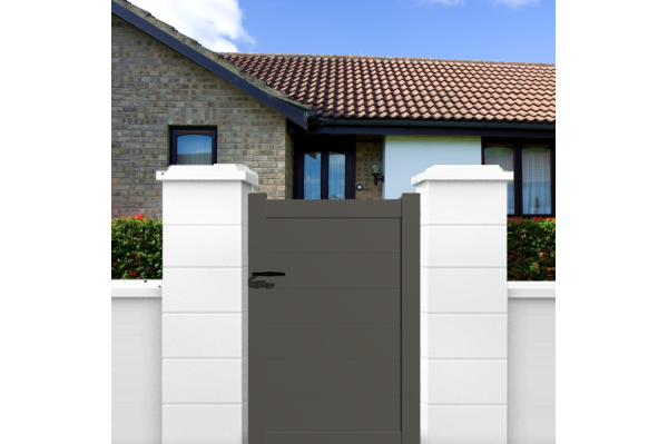 Portillon aluminium pas...