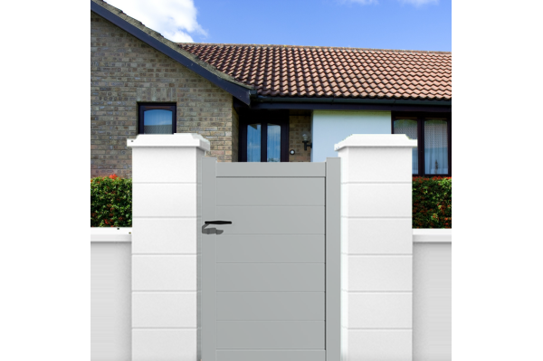 Portillon aluminium pas...