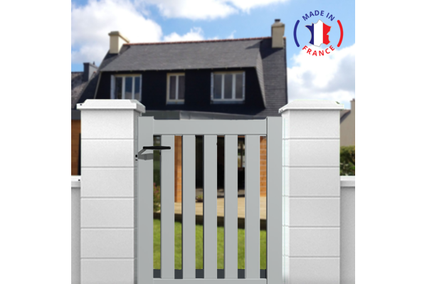 Portillon aluminium pas...