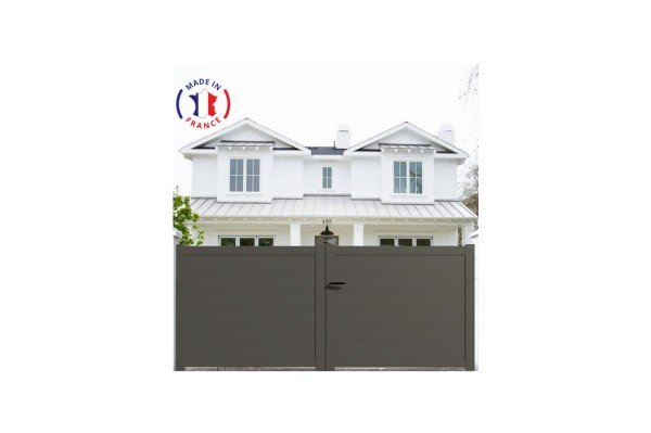 Portail aluminium battant...