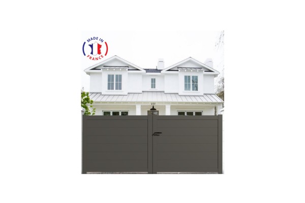 Portail aluminium battant...