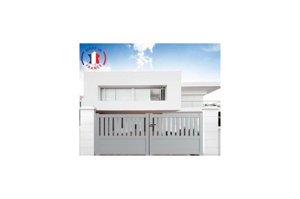 Portail aluminium battant...
