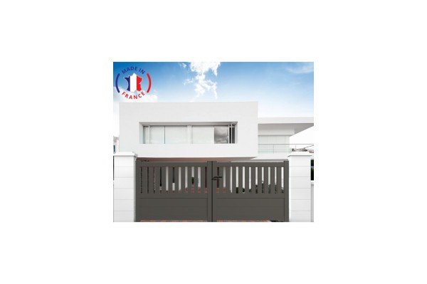 Portail aluminium battant...