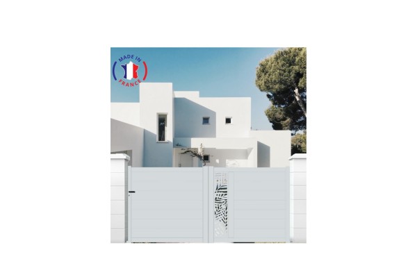 Portail aluminium battant...