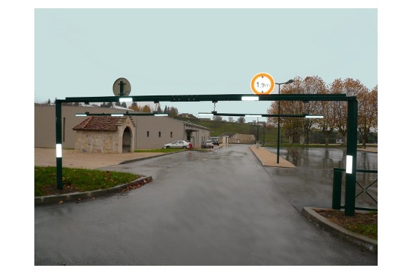 Portique de parking fixe