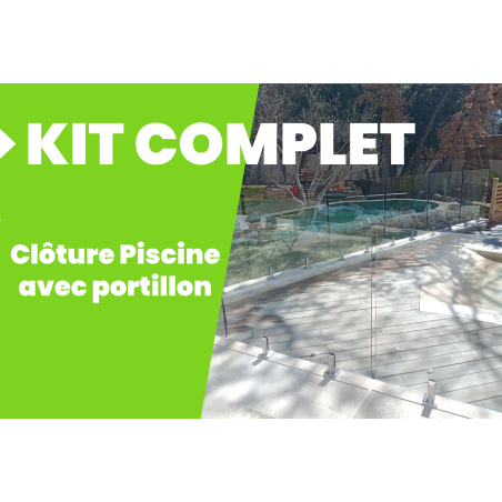 Kit de clôture piscine en...