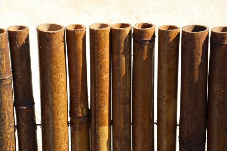 Canisse bambou ronds noir... Canisse bambou ronds noir...