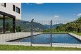 Poteau avec pose platine pour cloture piscine