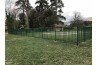 Installation de clôture pour piscine à barreaux