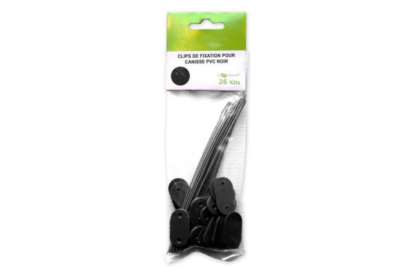 vente en ligne d'attaches pour canisse pvc