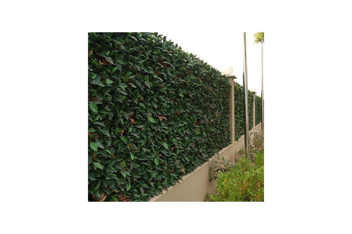 Feuillage artificiel Photinia en plaque