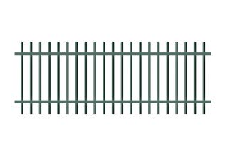 acheter clôture barreaudée biseauté sur mesure