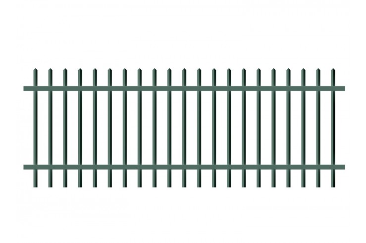 acheter clôture barreaudée biseauté sur mesure