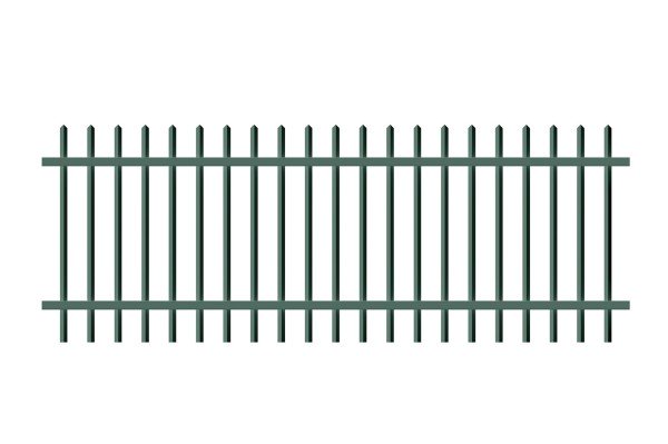 acheter clôture barreaudée biseauté sur mesure