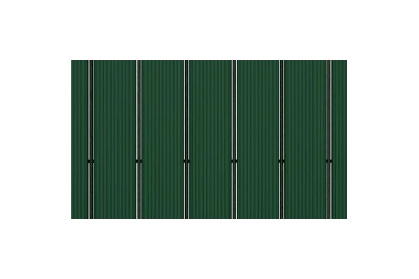 lames pvc pour grillage rigide 2m03 x 2m50